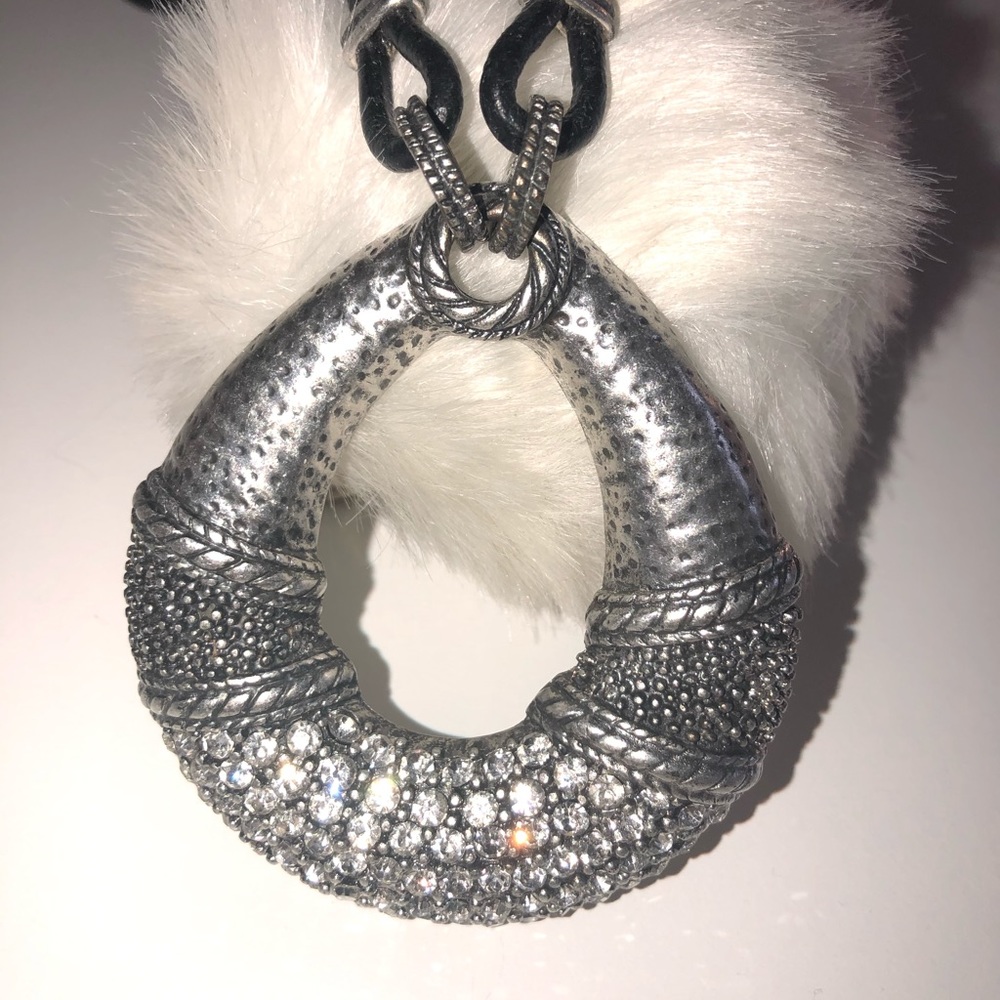 Boho Necklace with leather strap
